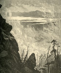 „Przebłysk jeziora Champlain ze szczytu”, 1874. autorstwa W. J. Linton