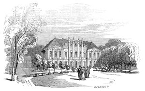 Pałac w Tenneburgu - z rysunku Jego Królewskiej Wysokości Księcia Alberta, 1845. autorstwa W. J. Linton