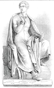 Posąg Lorda Byrona Thorwaldsena, 1845.