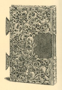 Srebrna złocona okładka książki, 1881. autorstwa W Jones