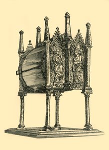 Relikwiarz, XIV w., 1881 r.