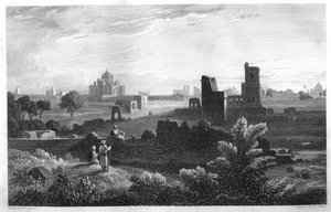 Grób Humaioona, Delhi, Indie, ok. 1860 r.