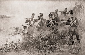 Bitwa pod Tippecanoe, z The History of Our Country, opublikowanej w 1905 r. autorstwa W. P. Snyder