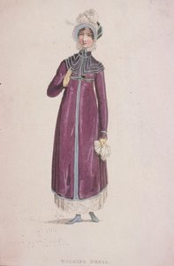 Kobieta w chodzącej sukience, c1810