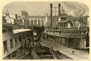 „Wał w St. Louis”, 1874. autorstwa W. Roberts