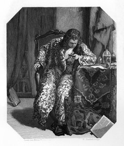 Antoni van Leeuwenhoek, XVII-wieczny holenderski naukowiec i pionier mikroskopii, ok. 1870 r.