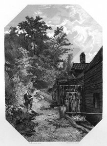 Jacob van Ruysdael, XVII-wieczny holenderski malarz pejzażowy, ok. 1870.