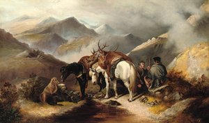 Podchody na wyżynach, 1871 autorstwa W. W. Morris