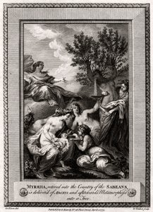 Mirra, na emeryturze, do Kraju Sabejczyków, rodzi Adonisa..., 1775
