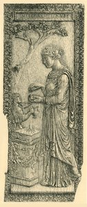 Panel Symmachiego, koniec IV lub początek V wieku, 1881. autorstwa W. Wise