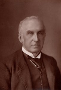 „Charles Russell, pierwszy baron Russell z Killowen (1832-1900), angielski prawnik. Lord Chief Justice of England od 1894 (typ woodbury) autorstwa W. and D. (after) Downey