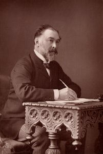 „Frederick Harrison (1831-1923) Angielski prawnik i filozof pozytywistyczny. (typ Woodbury)