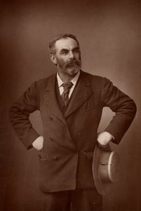 „John Burns (1858-1943) angielski polityk (socjalistyczny) laburzystów. (typ Woodbury) autorstwa W. and D. (after) Downey