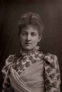 „Liza Lehmann (Elizabetta Nina Mary Frederika Lehmann – 1862-1918) Angielska sopranistka i kompozytorka. (typ Woodbury) autorstwa W. and D. (after) Downey