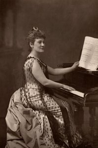 „Madame Nordica (Lilian Norton) (1857-1914) amerykańska sopranistka. (typ Woodbury) autorstwa W. and D. (after) Downey