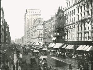 State Street, Chicago, USA, 1895.