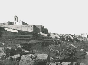 Kościół Narodzenia Pańskiego, Betlejem, Palestyna, 1895.
