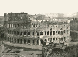Koloseum, Rzym, Włochy, 1895.