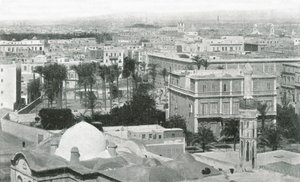 Widok miasta Aleksandria, Egipt, 1895. autorstwa W and S Ltd