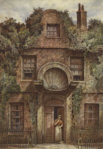 Drzwi w Fairfax House, Putney (chromolit)