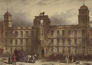Northumberland House, Strand (chromolitho) autorstwa Waldo Sargeant