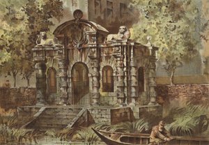 Dom Yorka (chromolitho) autorstwa Waldo Sargeant