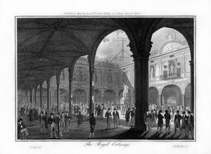 The Royal Exchange, Londyn, 1804.