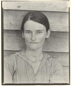 Allie Mae Burroughs, żona plantatora bawełny, hrabstwo Hale, Alabama