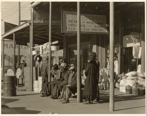 Scena na chodniku, Selma, Alabama