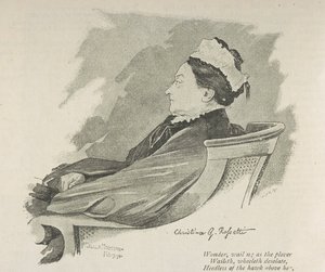 Portret Christiny Rossetti, strona 226 z „Cassell