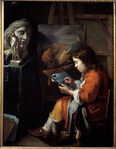 Młody rysownik Obraz Walelranta Vaillanta (1623-1677)