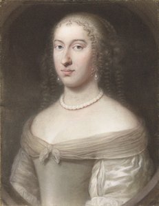 Portret Marii Teresy z Hiszpanii 1638-1683, królowej małżonki Francji i Nawarry, 1660.