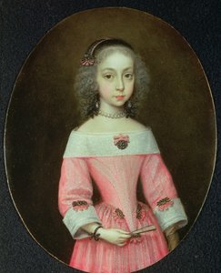 Portret młodej dziewczyny z wachlarzem