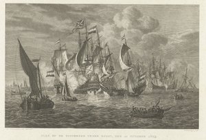 Bitwa pod Zuiderzee przeciwko Bossu, 1573 Bitwa pod Zuiderzee przeciwko Bossu, 11 października 1573 (tytuł na obiekcie) autorstwa Walraad Nieuwhoff