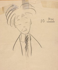 10 PM (Portret La Salle Spier) autorstwa Walt Kuhn