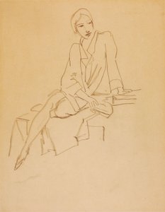 Model w szacie autorstwa Walt Kuhn