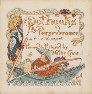 Ilustracja do Pothooks and Perseverance autorstwa Waltera Crane