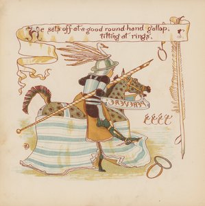 Ilustracja do Pothooks and Perseverance autorstwa Waltera Crane