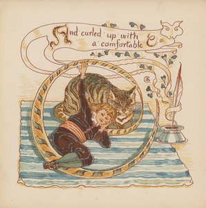 Ilustracja do Pothooks and Perseverance autorstwa Waltera Crane