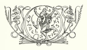 Rumpelstiltskin (grawerowanie) autorstwa Walter (after) Crane