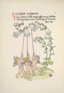 Kwiatowy ślub autorstwa Walter Crane