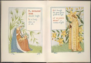Gwiazda betlejemska i ziele dziurawca autorstwa Walter Crane