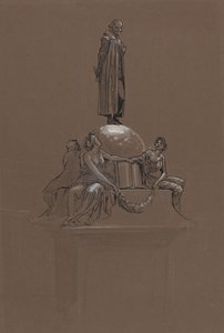 Projekt pomnika Szekspira autorstwa Walter Crane