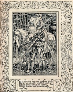 Faerie Queene, ok. 1900 autorstwa Walter Crane