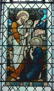 "Feed My Sheep" de Walter Crane (1845-1915)polonês autorstwa Walter Crane