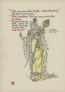 Kwiaty z Ogrodu Szekspira autorstwa Walter Crane