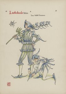 Kwiaty z Ogrodu Szekspira autorstwa Walter Crane