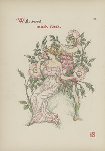 Kwiaty z Ogrodu Szekspira autorstwa Walter Crane