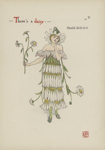 Kwiaty z Ogrodu Szekspira autorstwa Walter Crane