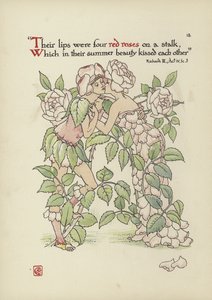 Kwiaty z Ogrodu Szekspira autorstwa Walter Crane